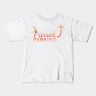 Parrot Parking - Pineapple Conure Kids T-Shirt